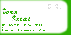 dora katai business card